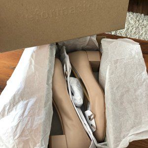 Reformation Size 7 Kate Heel - Soft Pink